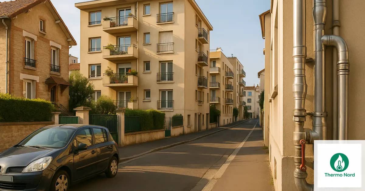 Pavillons et immeubles résidentiels à Ivry-sur-Seine (94200), Val-de-Marne — zone d'intervention Thermo Nord