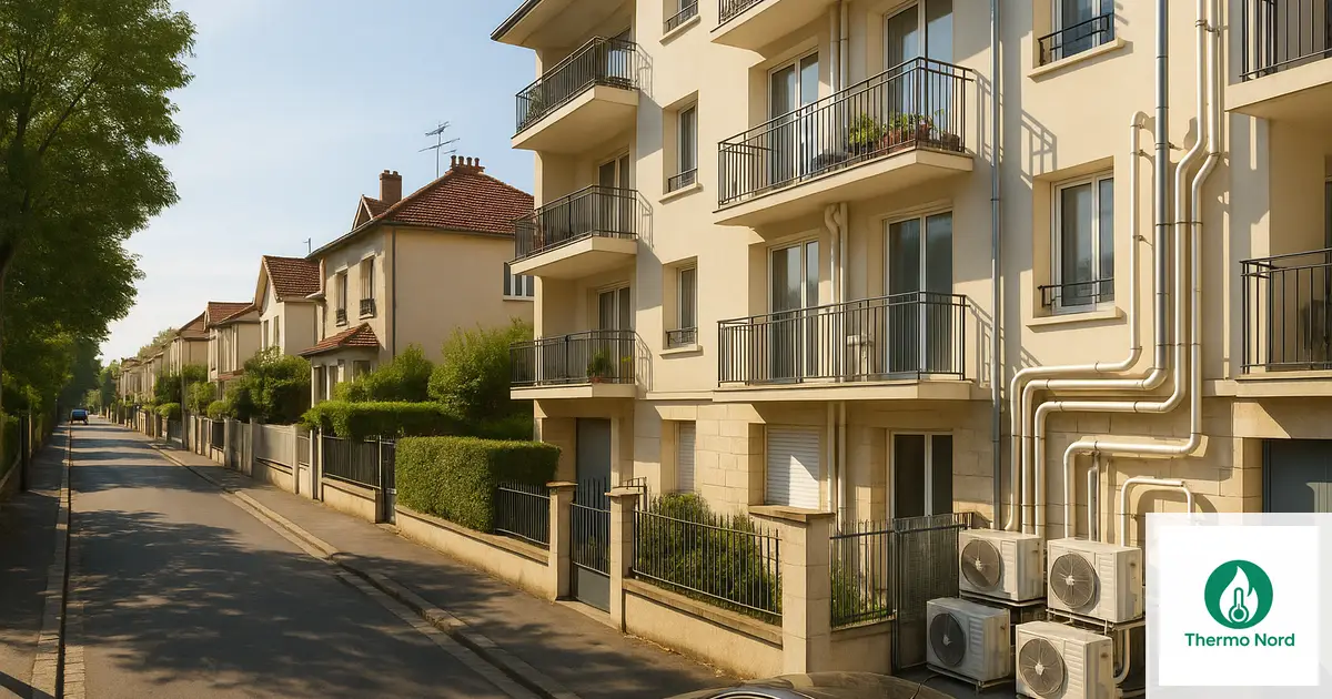 Pavillons et immeubles résidentiels à Maisons-Alfort (94700), Val-de-Marne — zone d'intervention Thermo Nord
