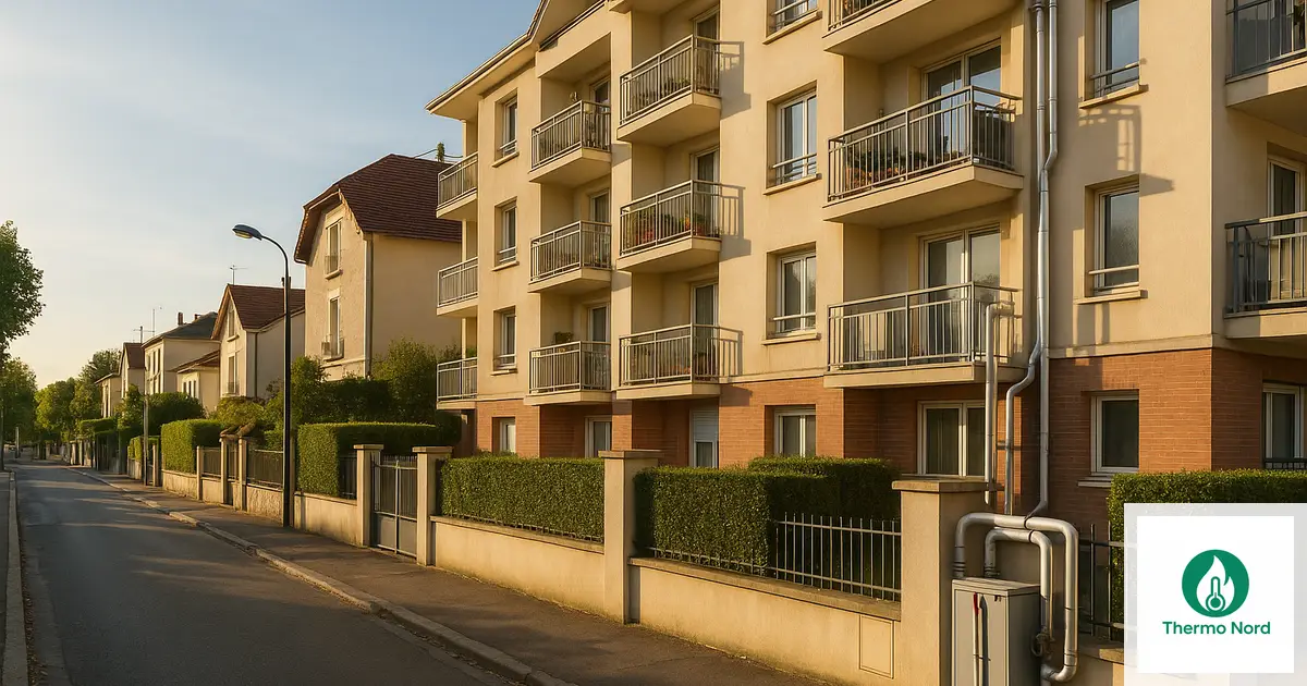 Pavillons et immeubles résidentiels à Saint-Maur-des-Fossés (94100), Val-de-Marne — zone d'intervention Thermo Nord