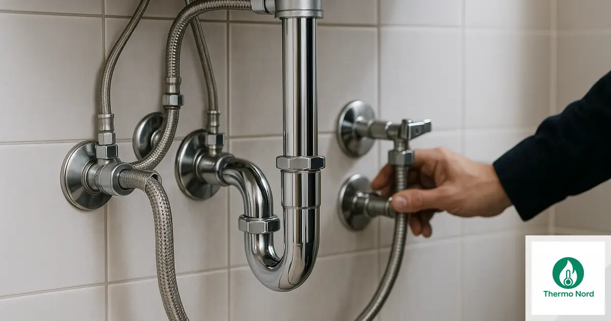 Robinetterie et canalisations d'une salle de bain à Saint-Mandé (94160) — intervention Thermo Nord
