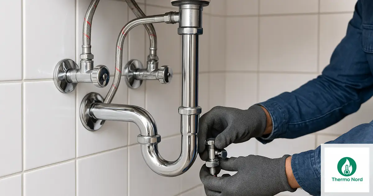 Robinetterie et canalisations d'une salle de bain à Villejuif (94800) — intervention Thermo Nord