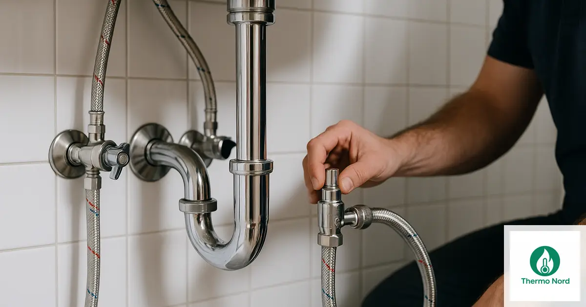 Robinetterie et canalisations d'une salle de bain à Vincennes (94300) — intervention Thermo Nord