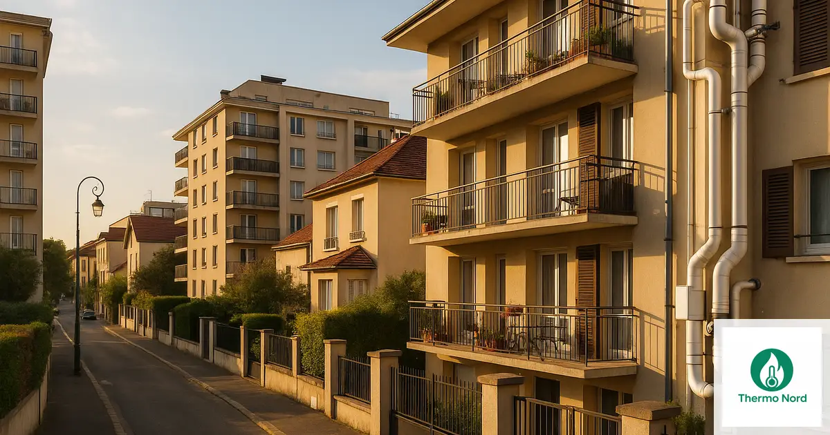Pavillons et immeubles résidentiels à Arcueil (94110), Val-de-Marne — zone d'intervention Thermo Nord