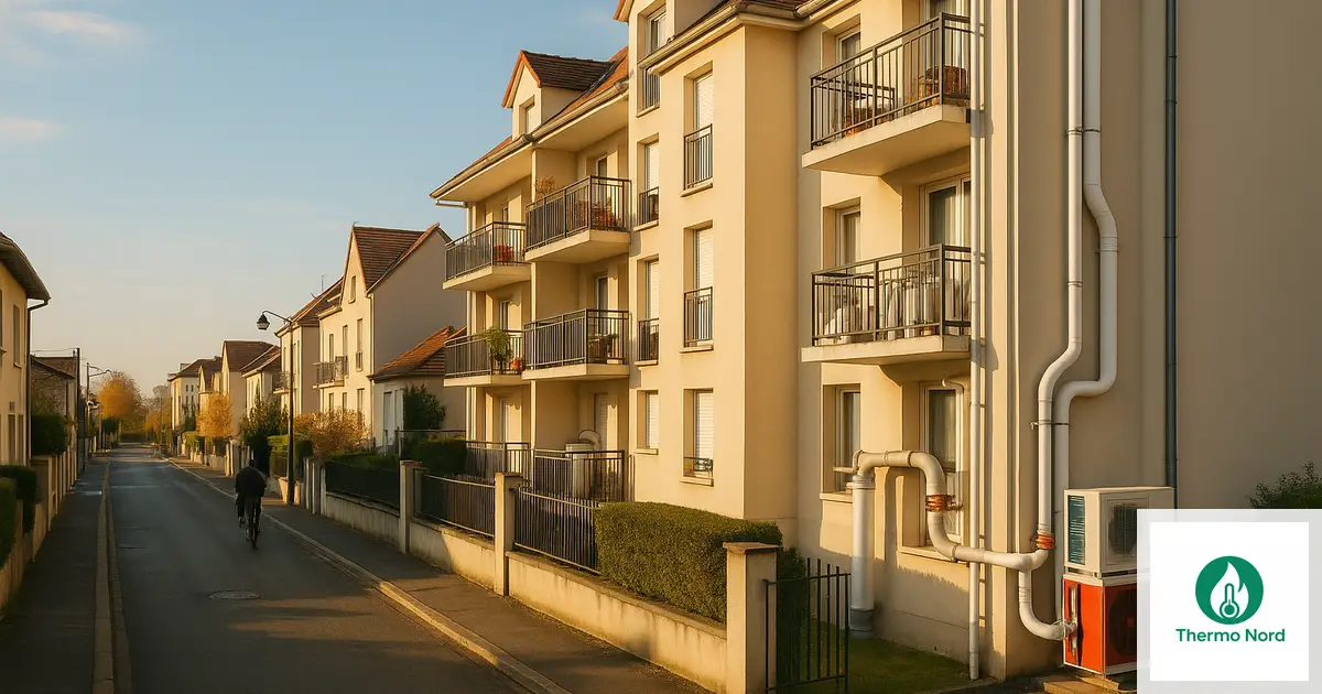 Pavillons et immeubles résidentiels à Bonneuil-sur-Marne (94380), Val-de-Marne — zone d'intervention Thermo Nord