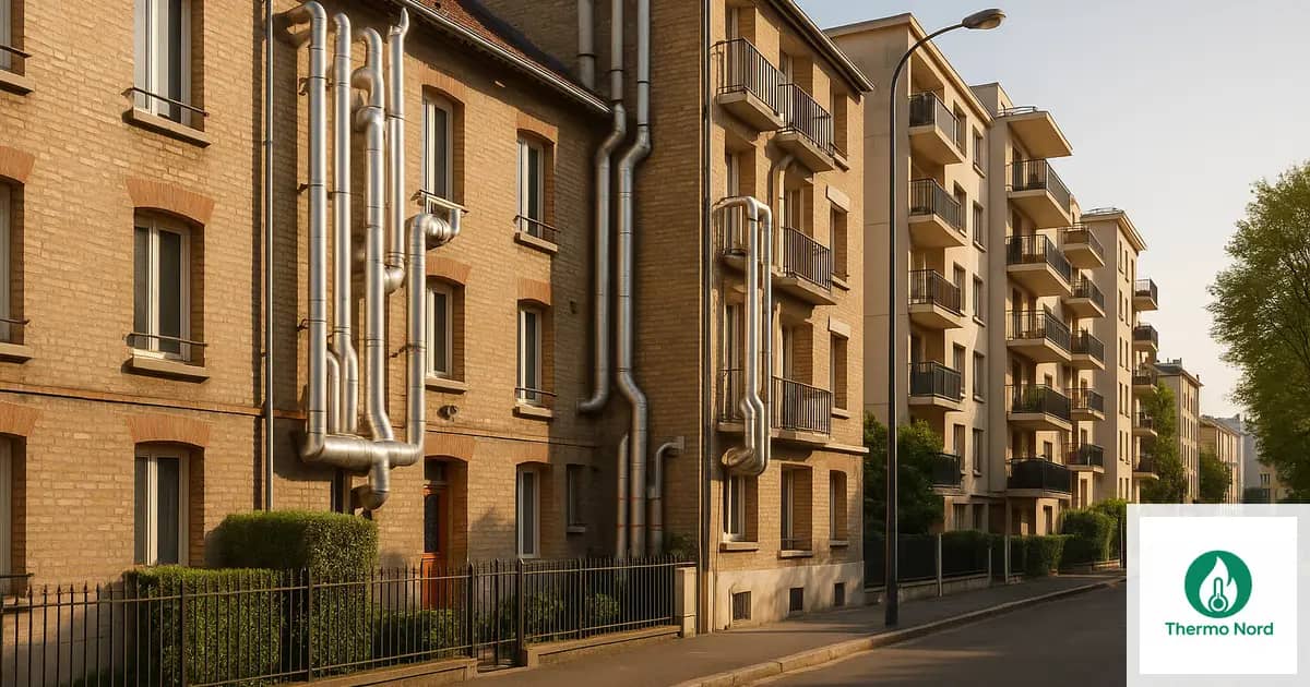 Pavillons et immeubles résidentiels à Le Kremlin-Bicêtre (94270), Val-de-Marne — zone d'intervention Thermo Nord