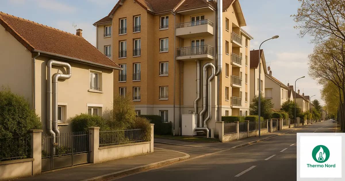 Pavillons et immeubles résidentiels à L'Haÿ-les-Roses (94240), Val-de-Marne — zone d'intervention Thermo Nord