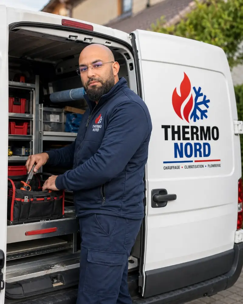 Rida sélectionne ses outils dans le fourgon Thermo Nord — Val-de-Marne (94)