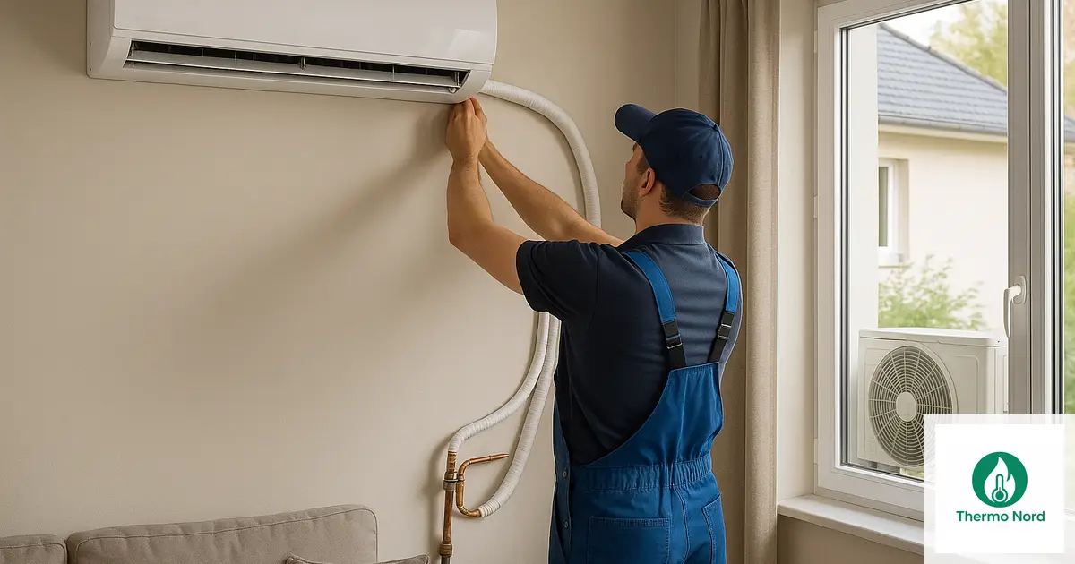Unité intérieure de climatisation split sur un mur d'appartement à Joinville-le-Pont (94340) — intervention Thermo Nord