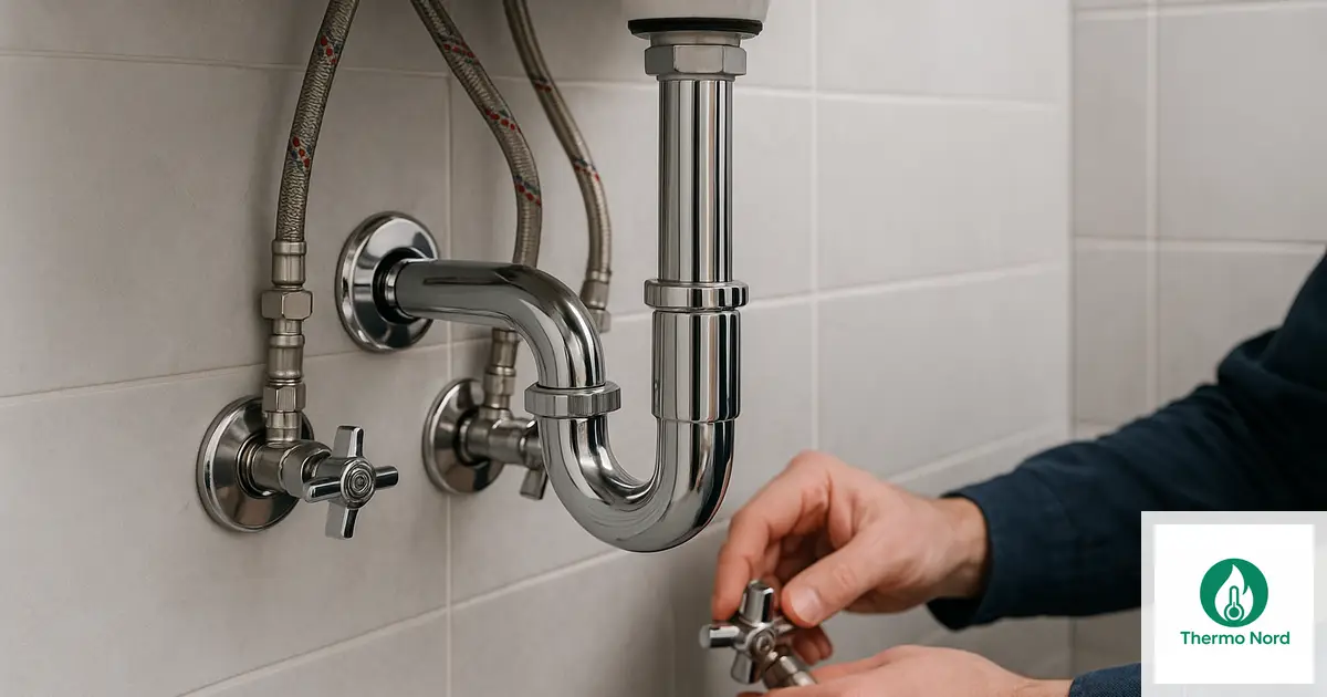 Robinetterie et canalisations d'une salle de bain à Marolles-en-Brie (94440) — intervention Thermo Nord
