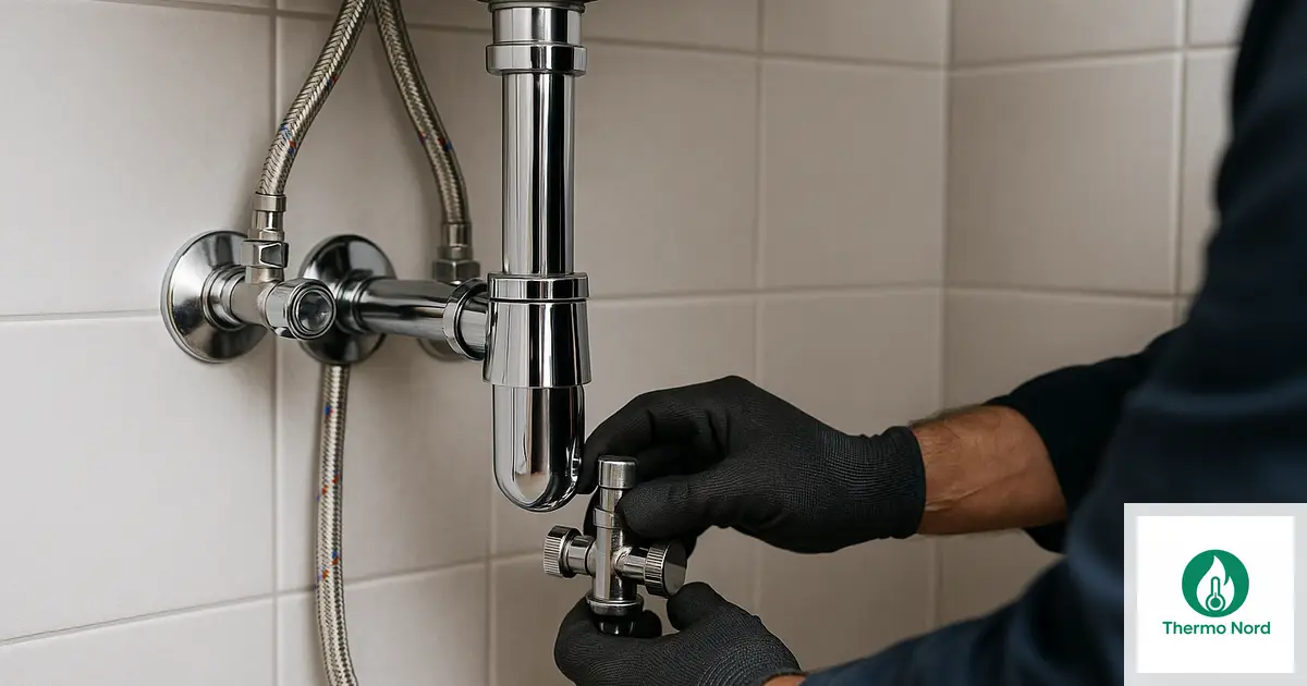 Robinetterie et canalisations d'une salle de bain à Noiseau (94880) — intervention Thermo Nord