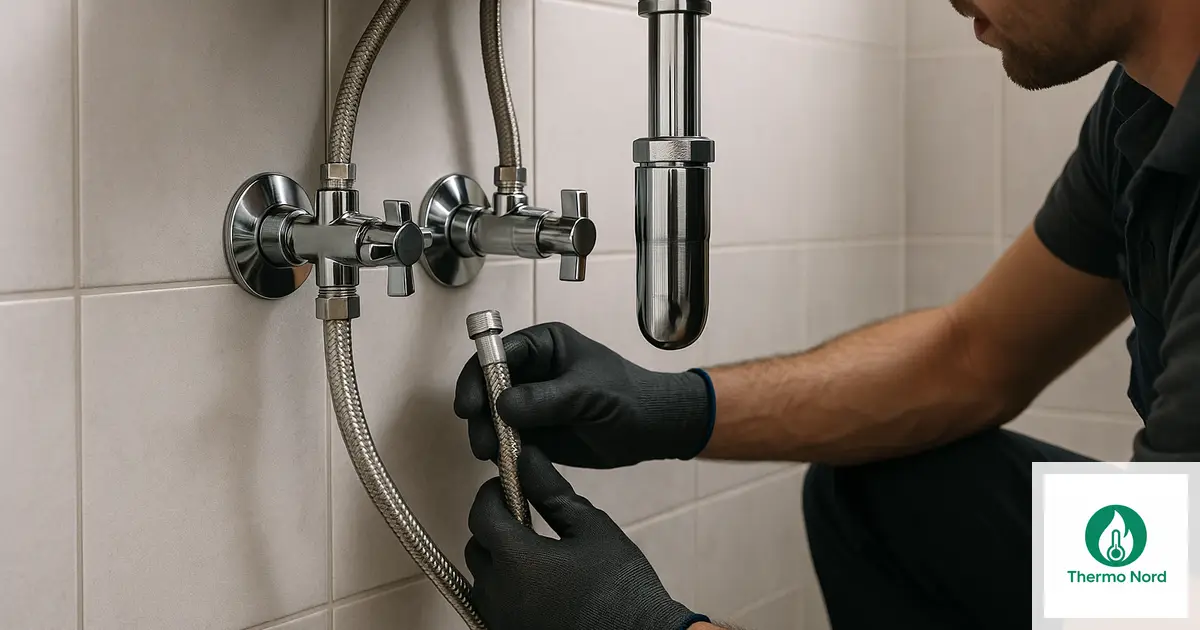 Robinetterie et canalisations d'une salle de bain à Saint-Maurice (94410) — intervention Thermo Nord