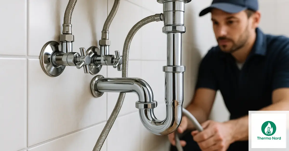 Robinetterie et canalisations d'une salle de bain à Santeny (94440) — intervention Thermo Nord
