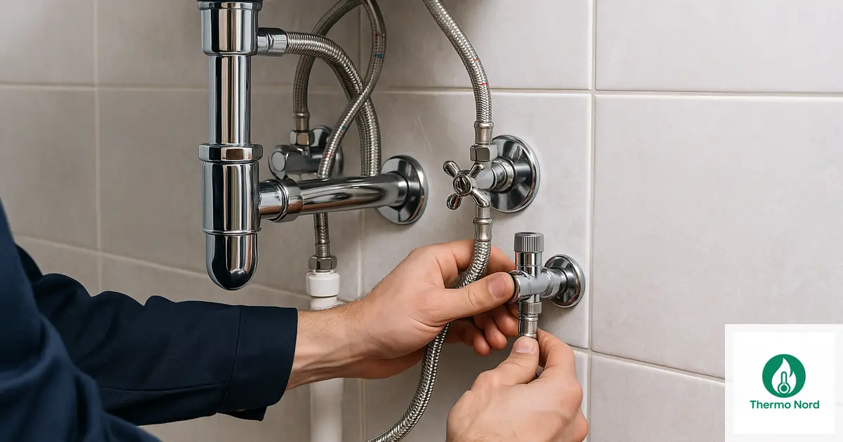 Robinetterie et canalisations d'une salle de bain à Sucy-en-Brie (94370) — intervention Thermo Nord