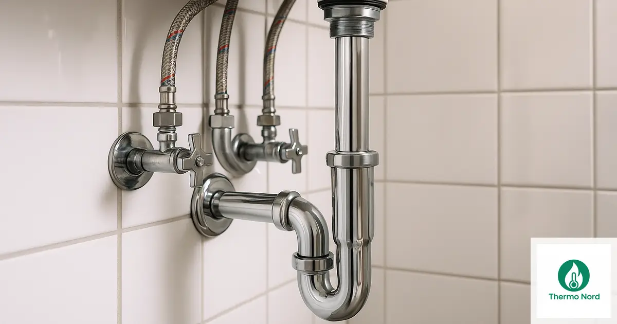 Robinetterie et canalisations d'une salle de bain à Thiais (94320) — intervention Thermo Nord