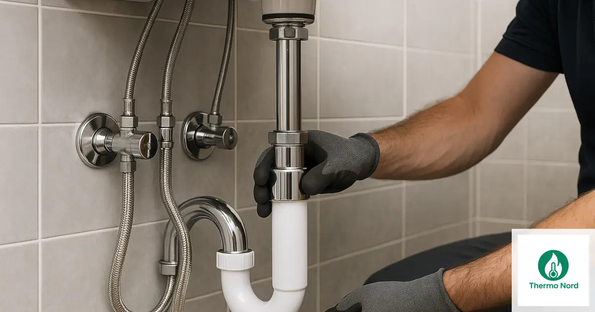 Robinetterie et canalisations d'une salle de bain à Valenton (94460) — intervention Thermo Nord