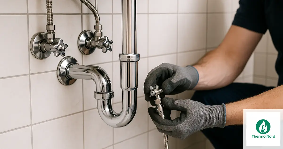 Robinetterie et canalisations d'une salle de bain à Villeneuve-Saint-Georges (94190) — intervention Thermo Nord