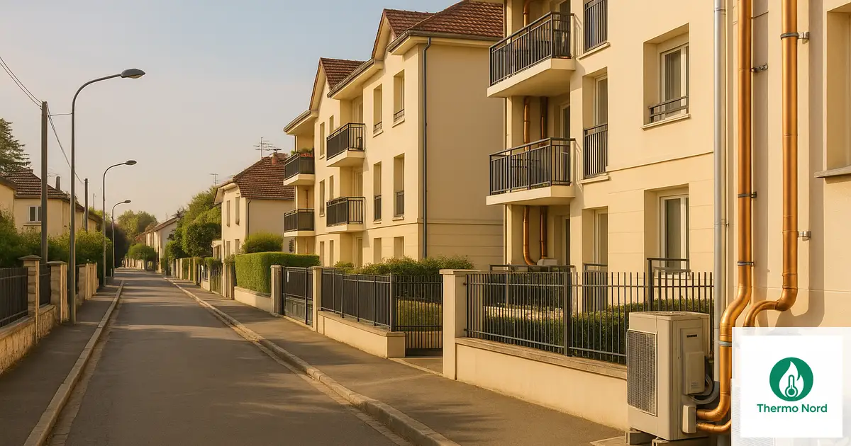 Pavillons et immeubles résidentiels à Chennevières-sur-Marne (94430), Val-de-Marne — zone d'intervention Thermo Nord