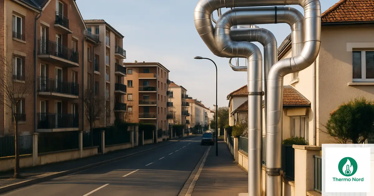 Pavillons et immeubles résidentiels à Chevilly-Larue (94550), Val-de-Marne — zone d'intervention Thermo Nord