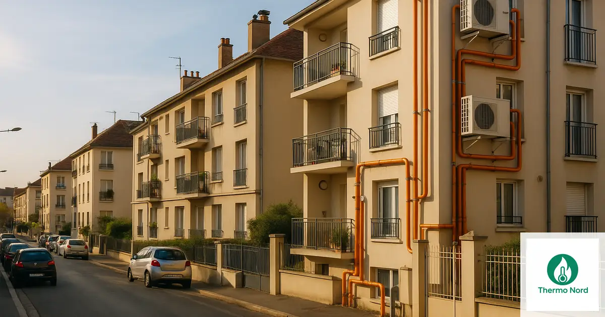 Pavillons et immeubles résidentiels à Choisy-le-Roi (94600), Val-de-Marne — zone d'intervention Thermo Nord