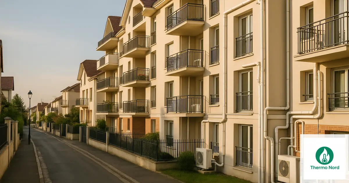 Pavillons et immeubles résidentiels à Fontenay-sous-Bois (94120), Val-de-Marne — zone d'intervention Thermo Nord