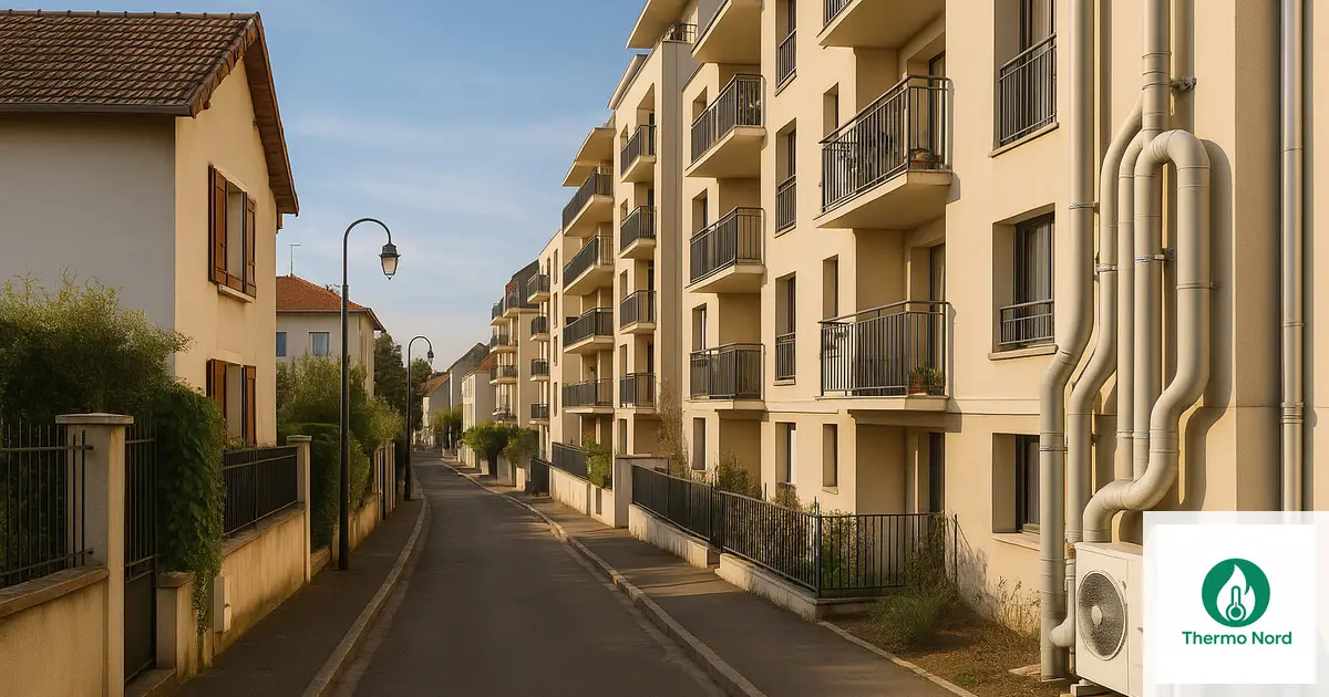 Pavillons et immeubles résidentiels à Gentilly (94250), Val-de-Marne — zone d'intervention Thermo Nord