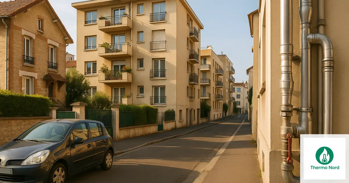 Pavillons et immeubles résidentiels à Ivry-sur-Seine (94200), Val-de-Marne — zone d'intervention Thermo Nord