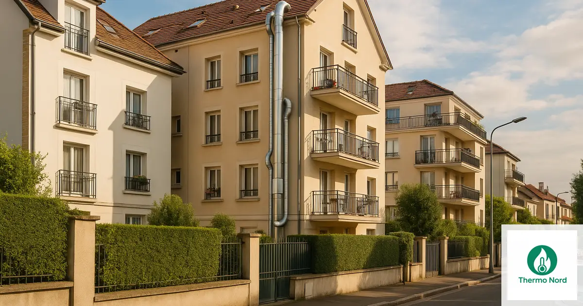 Pavillons et immeubles résidentiels à Joinville-le-Pont (94340), Val-de-Marne — zone d'intervention Thermo Nord