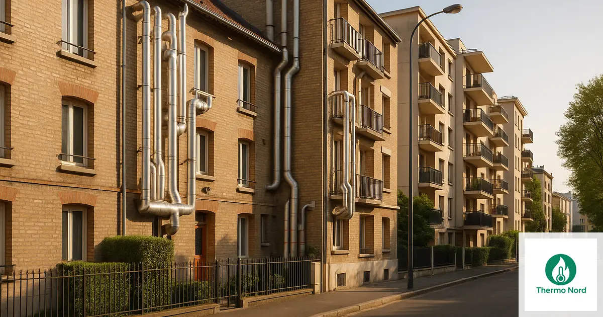 Pavillons et immeubles résidentiels à Le Kremlin-Bicêtre (94270), Val-de-Marne — zone d'intervention Thermo Nord