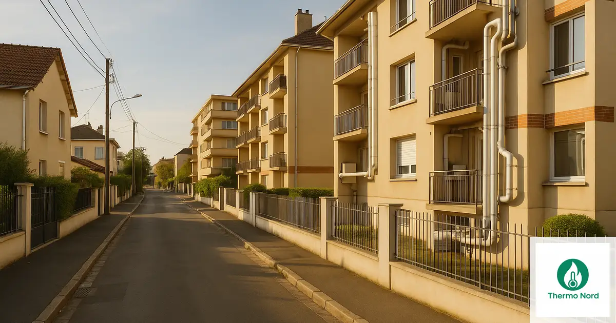 Pavillons et immeubles résidentiels à Orly (94310), Val-de-Marne — zone d'intervention Thermo Nord