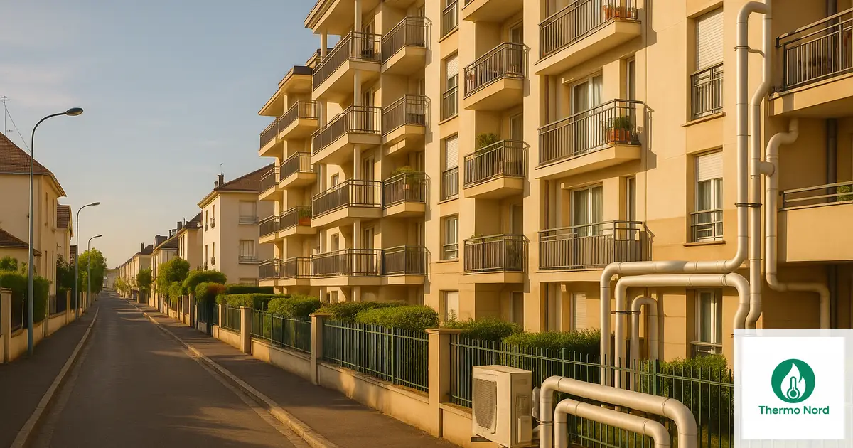 Pavillons et immeubles résidentiels à Thiais (94320), Val-de-Marne — zone d'intervention Thermo Nord
