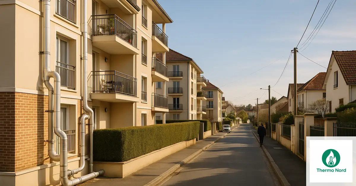 Pavillons et immeubles résidentiels à Villecresnes (94440), Val-de-Marne — zone d'intervention Thermo Nord
