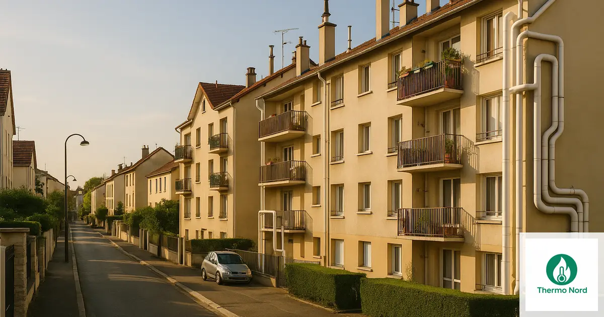 Pavillons et immeubles résidentiels à Villejuif (94800), Val-de-Marne — zone d'intervention Thermo Nord