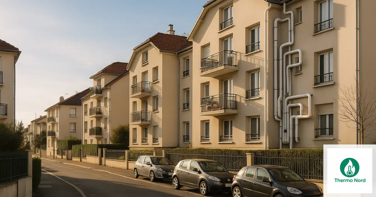 Pavillons et immeubles résidentiels à Villeneuve-le-Roi (94290), Val-de-Marne — zone d'intervention Thermo Nord