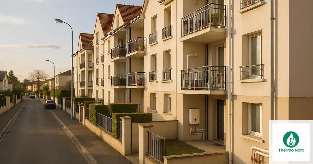 Rues et immeubles du quartier Plant à Champigny-sur-Marne (94500) — zone d'intervention Thermo Nord