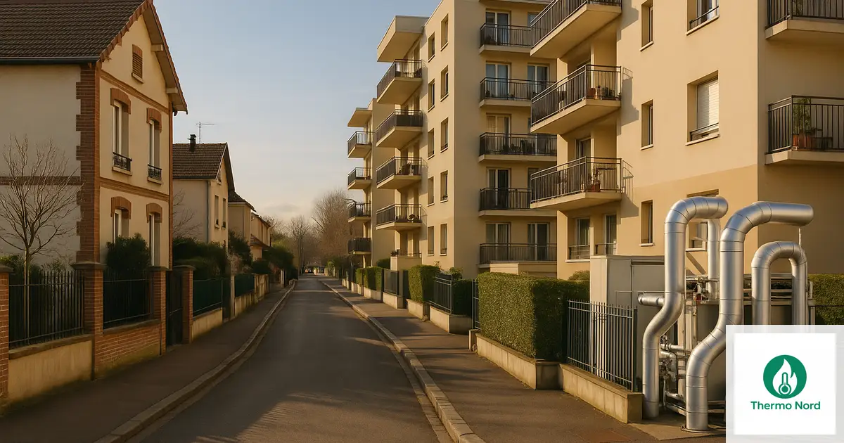 Rues et immeubles du quartier Bords-de-Marne à Créteil (94000) — zone d'intervention Thermo Nord