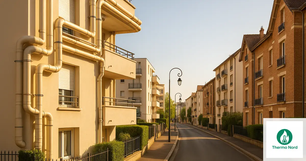 Rues et immeubles du quartier Plateau à Fontenay-sous-Bois (94120) — zone d'intervention Thermo Nord