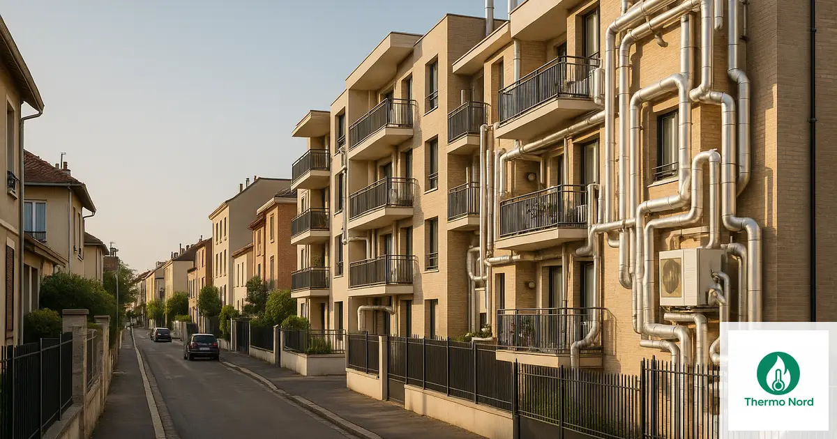 Rues et immeubles du quartier Ivry-Port à Ivry-sur-Seine (94200) — zone d'intervention Thermo Nord