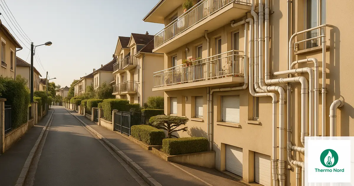 Rues et immeubles du quartier Palissy à Joinville-le-Pont (94340) — zone d'intervention Thermo Nord
