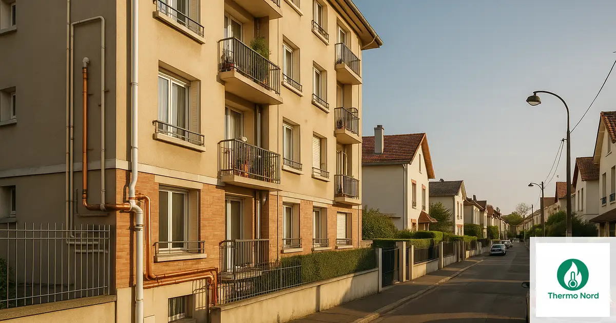 Rues et immeubles du quartier Polangis à Joinville-le-Pont (94340) — zone d'intervention Thermo Nord