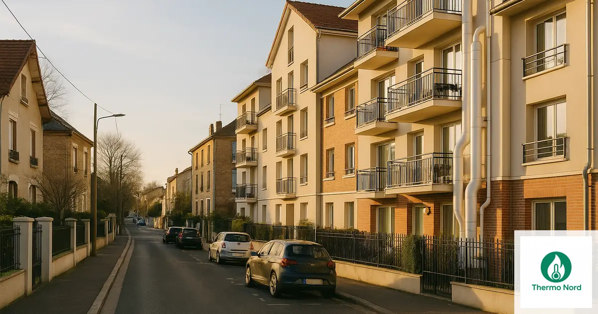 Rues et immeubles du quartier Beauté à Le Perreux-sur-Marne (94170) — zone d'intervention Thermo Nord
