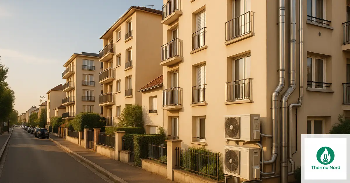 Rues et immeubles du quartier Liberté à Maisons-Alfort (94700) — zone d'intervention Thermo Nord