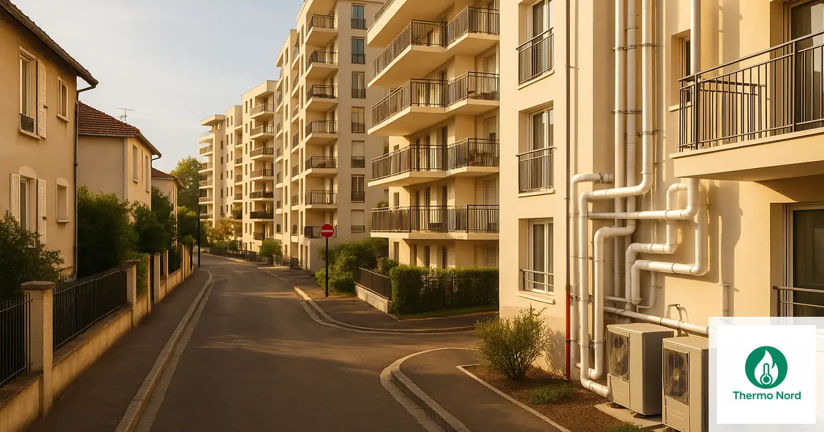 Rues et immeubles du quartier Planète à Maisons-Alfort (94700) — zone d'intervention Thermo Nord