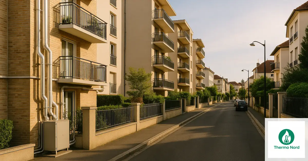 Rues et immeubles du quartier Adamville à Saint-Maur-des-Fossés (94100) — zone d'intervention Thermo Nord