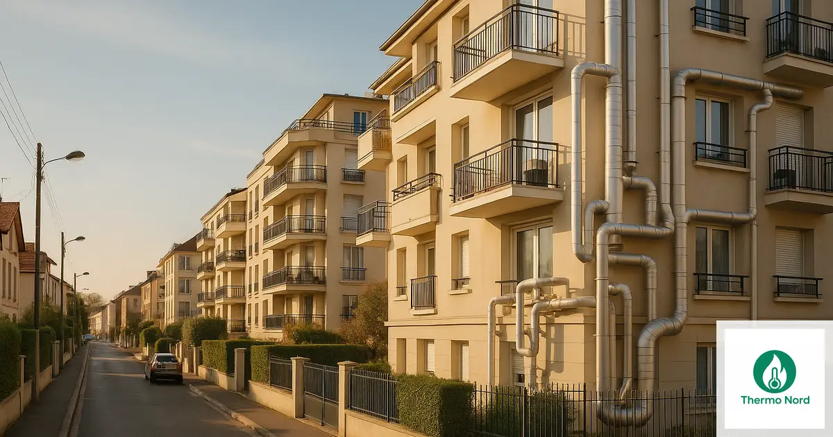 Rues et immeubles du quartier Centre-Ville à Saint-Maur-des-Fossés (94100) — zone d'intervention Thermo Nord