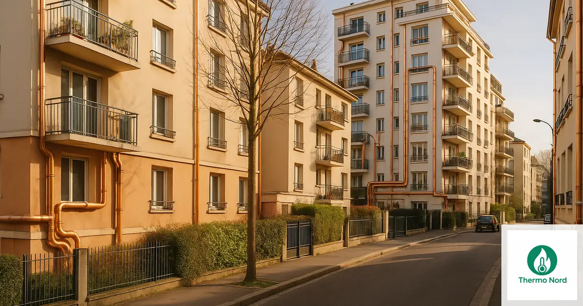 Rues et immeubles du quartier Domaine-du-Bois à Vincennes (94300) — zone d'intervention Thermo Nord