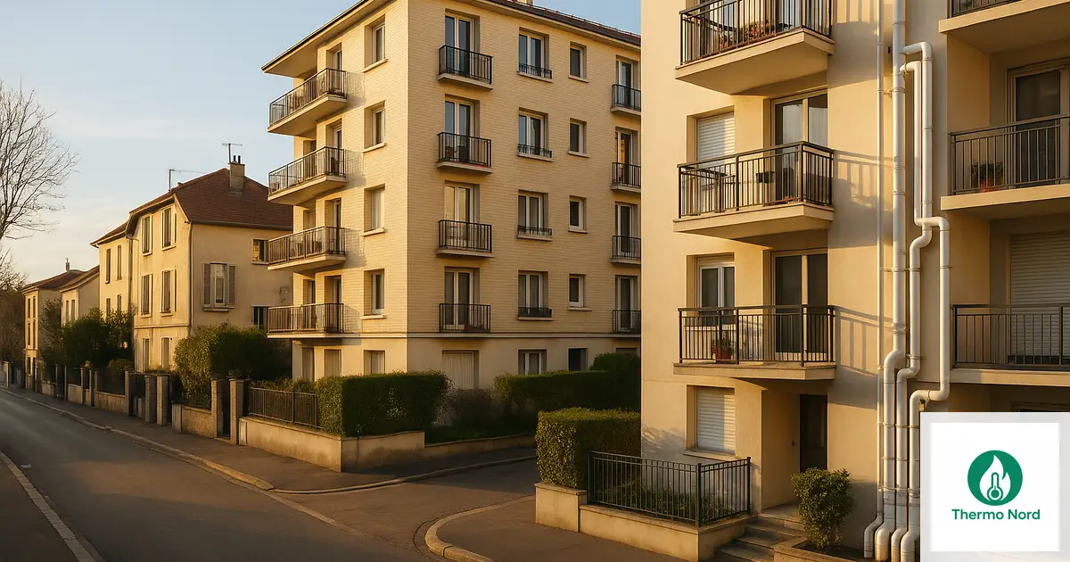 Rues et immeubles du quartier Plateau à Vincennes (94300) — zone d'intervention Thermo Nord