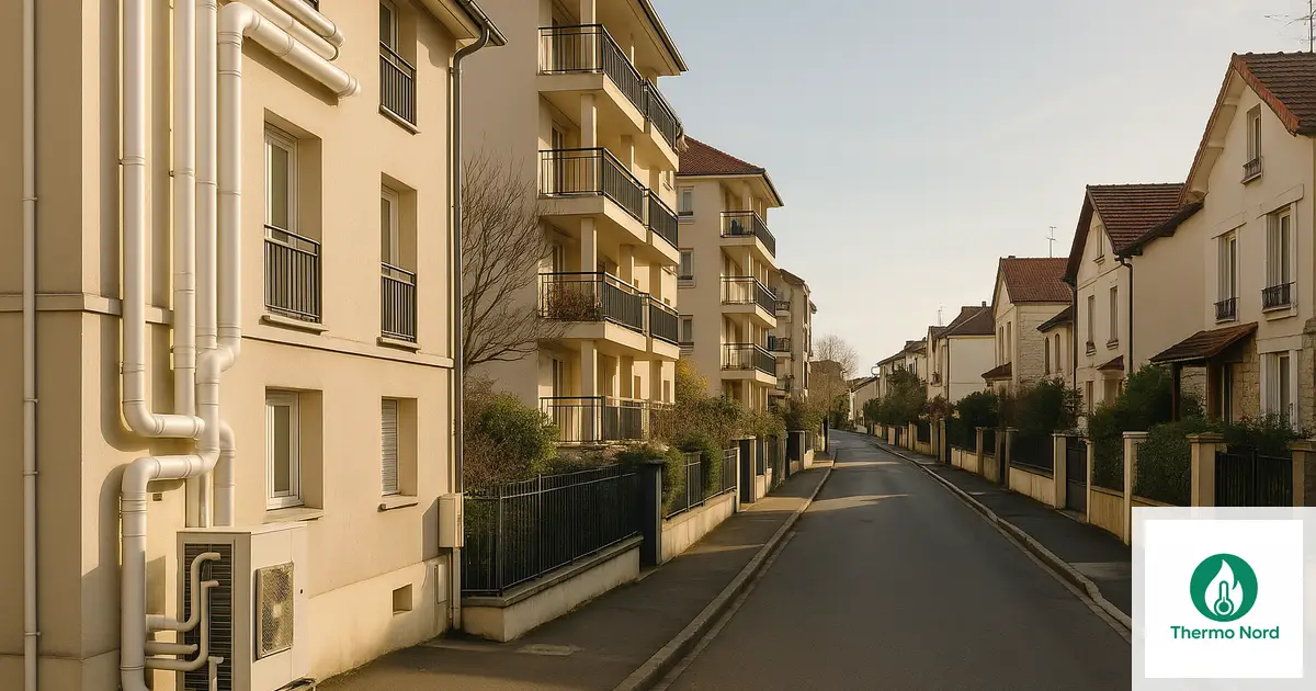 Rues et immeubles du quartier Port-a-l'Anglais à Vitry-sur-Seine (94400) — zone d'intervention Thermo Nord