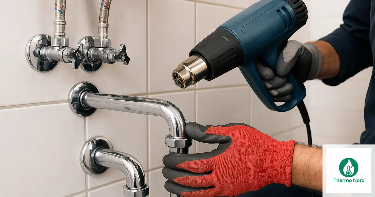 Canalisation gelée : la dégeler sans la faire éclater à Vitry-sur-Seine (94400) — Thermo Nord