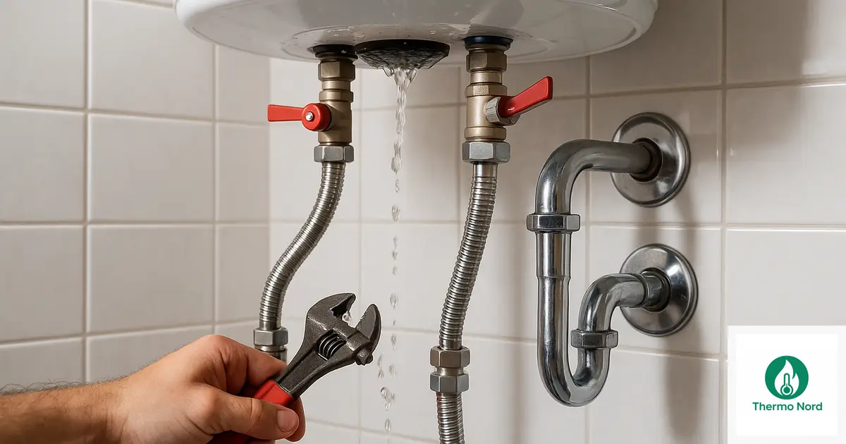 Fuite sur chauffe-eau : les 3 réflexes vitaux à Alfortville (94140) — Thermo Nord