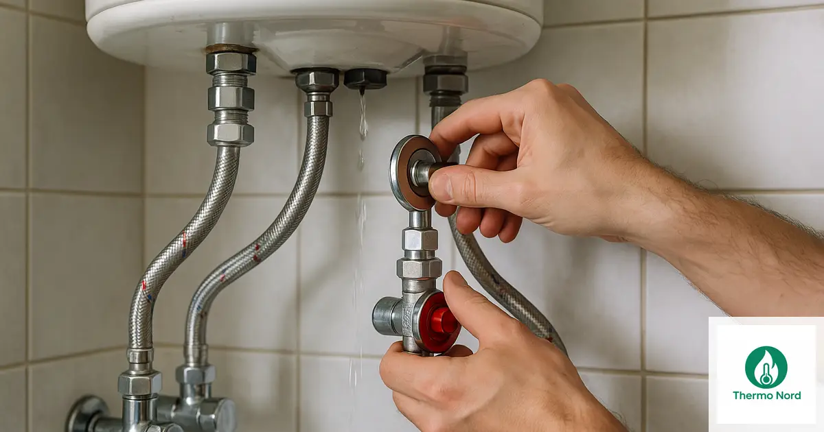 Fuite sur chauffe-eau : les 3 réflexes vitaux à Vitry-sur-Seine (94400) — Thermo Nord